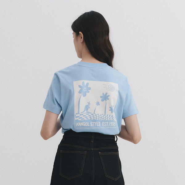 우먼스 블라썸 스프링 티셔츠 2727 라이트블루